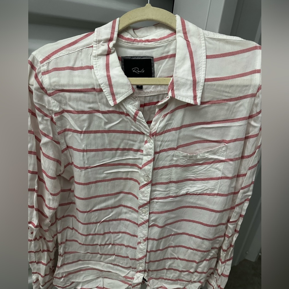 Rails button up long sleeve shirt